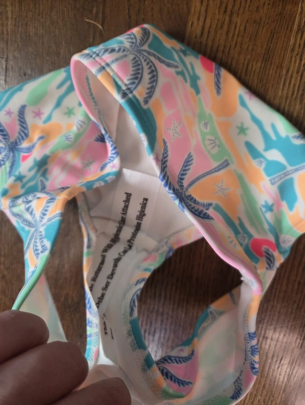 New Cat & Jack Girls Small 6/7 Tropical Swim Bottoms